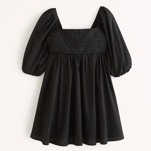 Abercrombie and Fitch Emerson Ruched Puff Sleeve Mini Dress